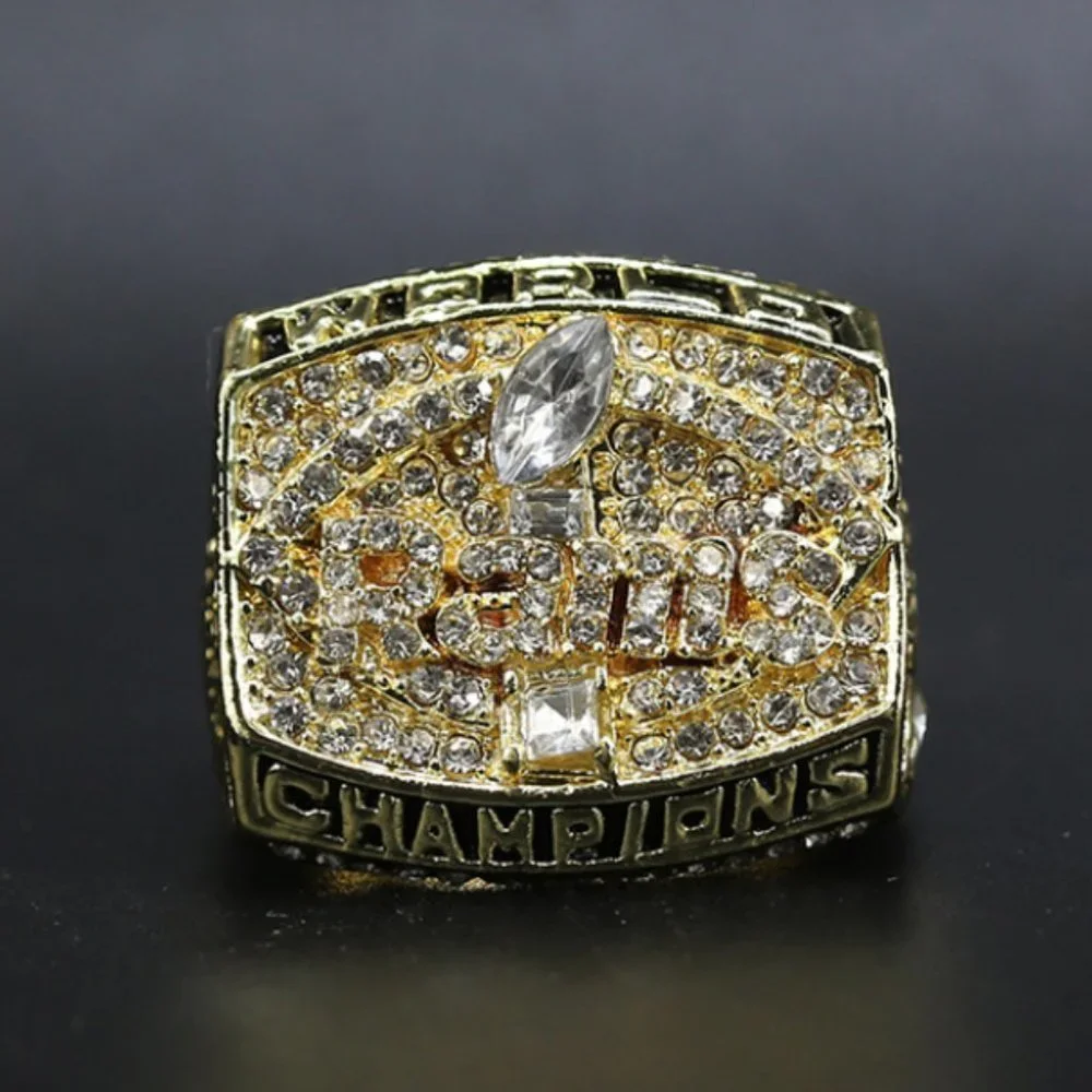 St Louis Rams‎ Championship Ring 1999 Fan Edition Los Angeles Rams Gold